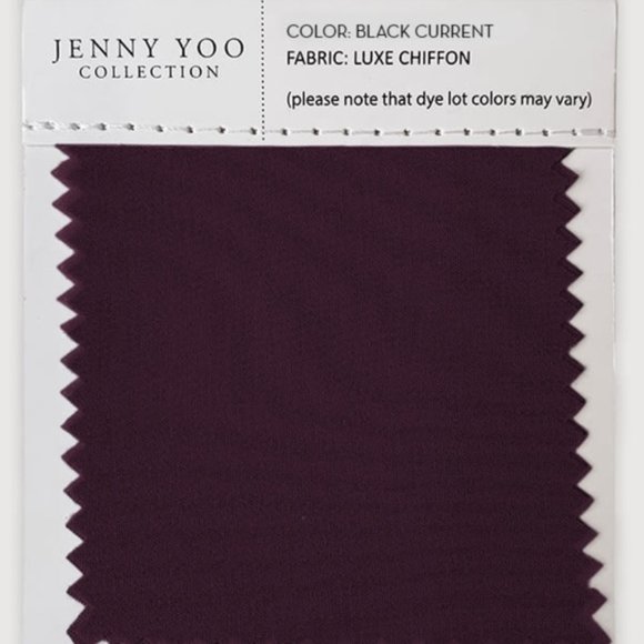 Jenny Yoo Inesse Blackcurrent Bridesmaid Dress 6 - Picture 2 of 7